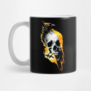 Corvo e Caveira Mug